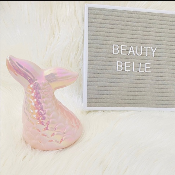 Rae Dunn Iridescent Pink Mermaid Tail Mug Topper - Picture 3 of 3